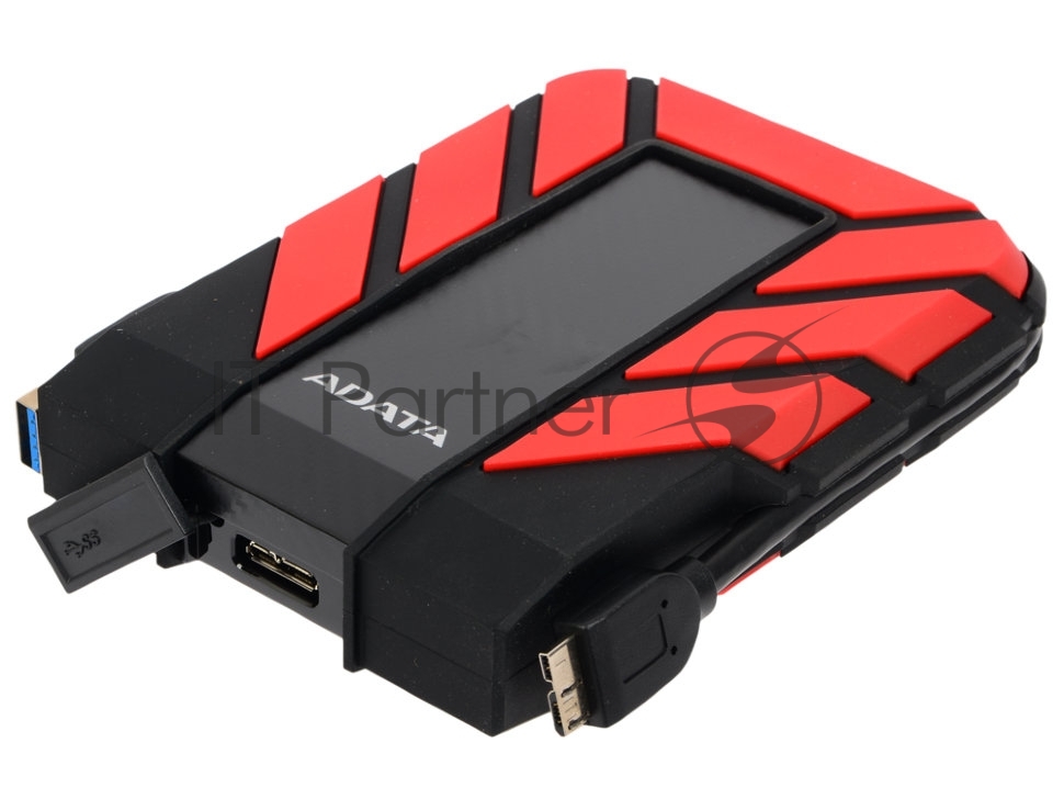 Внешний HDD 2.5" ADATA HD710P, 1TB, USB 3.2 Gen 1 Type-A, 5400 rpm, черный/красный