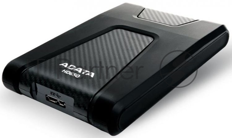 Внешний HDD 2.5" ADATA HD650, 2TB, USB 3.2 Gen 1 Type-A, 5400 rpm, черный