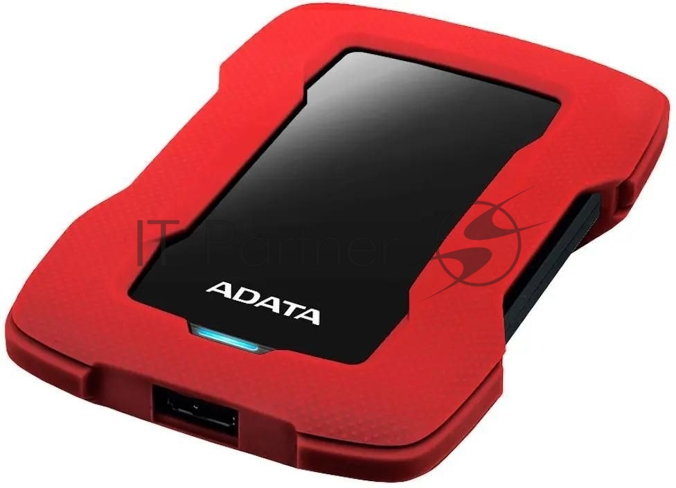 Внешний HDD 2.5" ADATA HD330, 2TB, USB 3.2 Gen 1 Type-A, 5400 rpm, красный