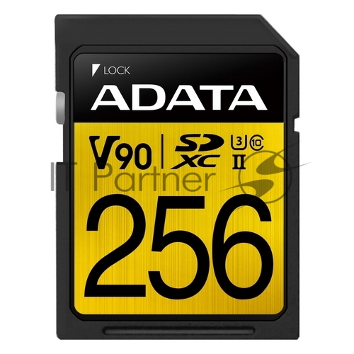 Флеш карта SD ADATA 256Gb ADATA Premier ONE SDXC Class 10 UHS-II U3 V90 275MB/s