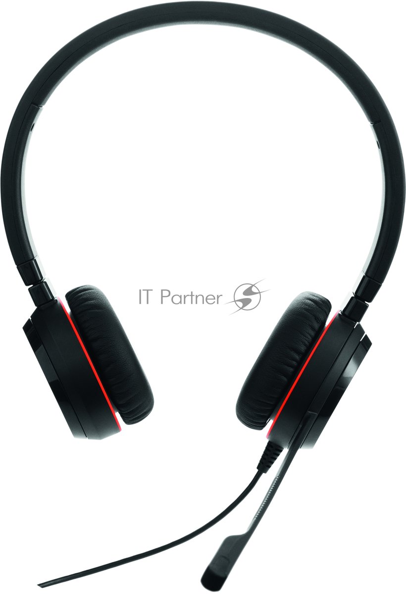 Гарнитура Jabra Evolve 20 SE Stereo MS чёрный, проводная, USB