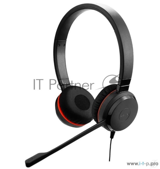 Гарнитура Jabra Evolve 20 SE Stereo MS чёрный, проводная, USB