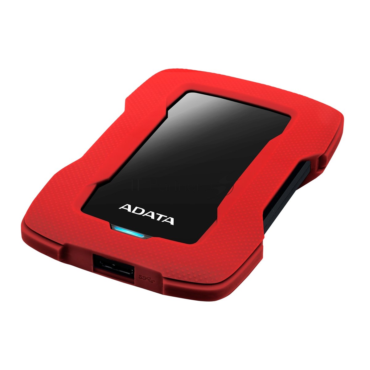 Внешний HDD 2.5" ADATA HD330, 2TB, USB 3.2 Gen 1 Type-A, 5400 rpm, красный