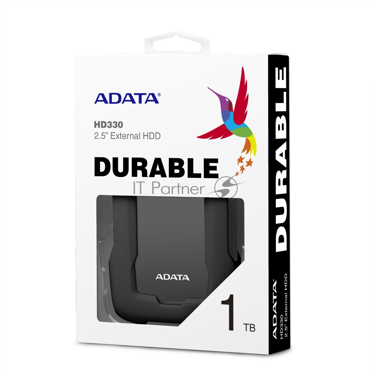Внешний HDD 2.5" ADATA HD330, 1TB, USB 3.2 Gen 1 Type-A, 5400 rpm, черный