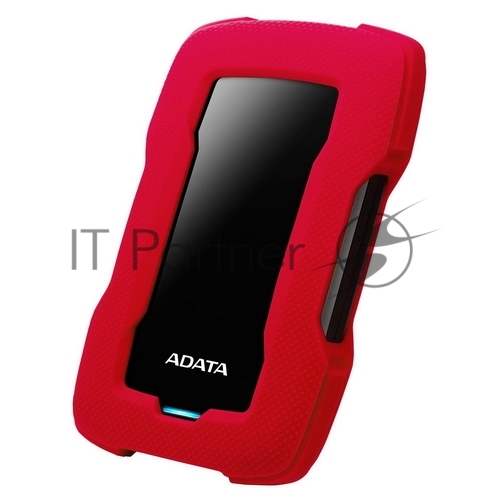 Внешний HDD 2.5" ADATA HD330, 2TB, USB 3.2 Gen 1 Type-A, 5400 rpm, красный
