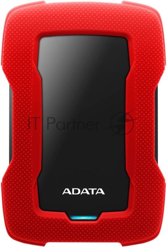 Внешний HDD 2.5" ADATA HD330, 2TB, USB 3.2 Gen 1 Type-A, 5400 rpm, красный