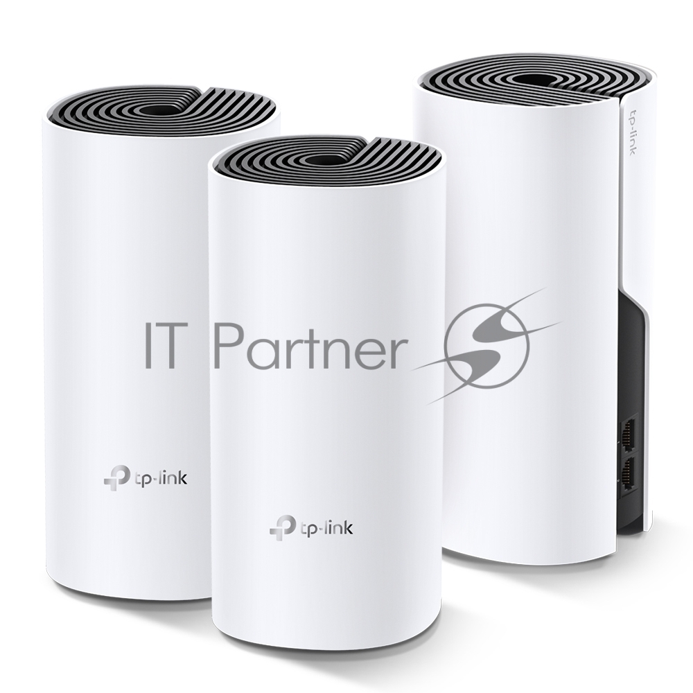 Бесшовный Mesh роутер TP-Link Deco M4 (DECO M4(3-PACK)) AC1200 10/100/1000BASE-TX (упак.:3шт)