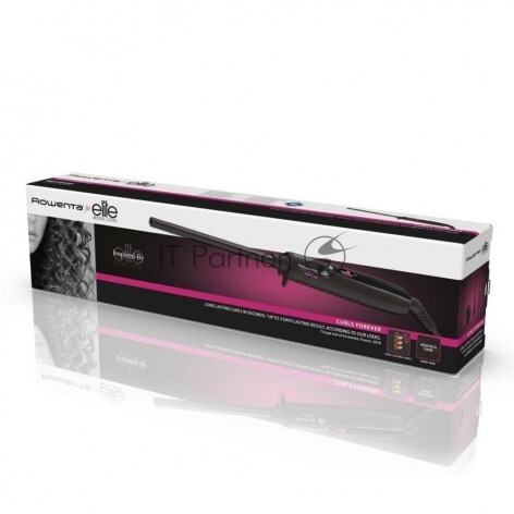 Щипцы для завивки волос Rowenta CF3112F0 черный, 10 мм, 180 °C, 1 режим