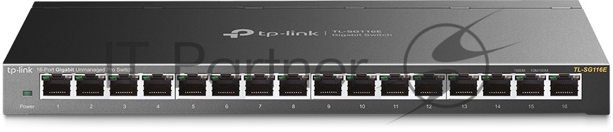 Коммутатор TP-Link TL-SG116E, 16×1GbE