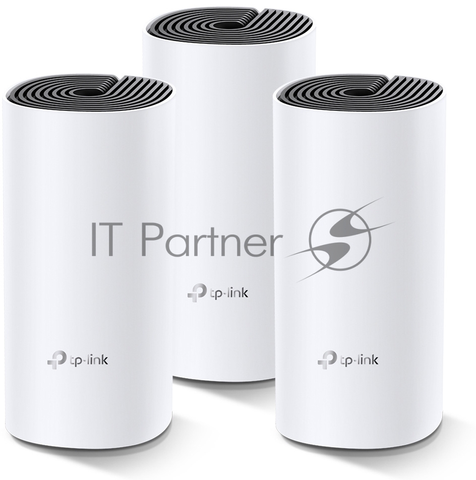 Бесшовный Mesh роутер TP-Link Deco M4 (DECO M4(3-PACK)) AC1200 10/100/1000BASE-TX (упак.:3шт)