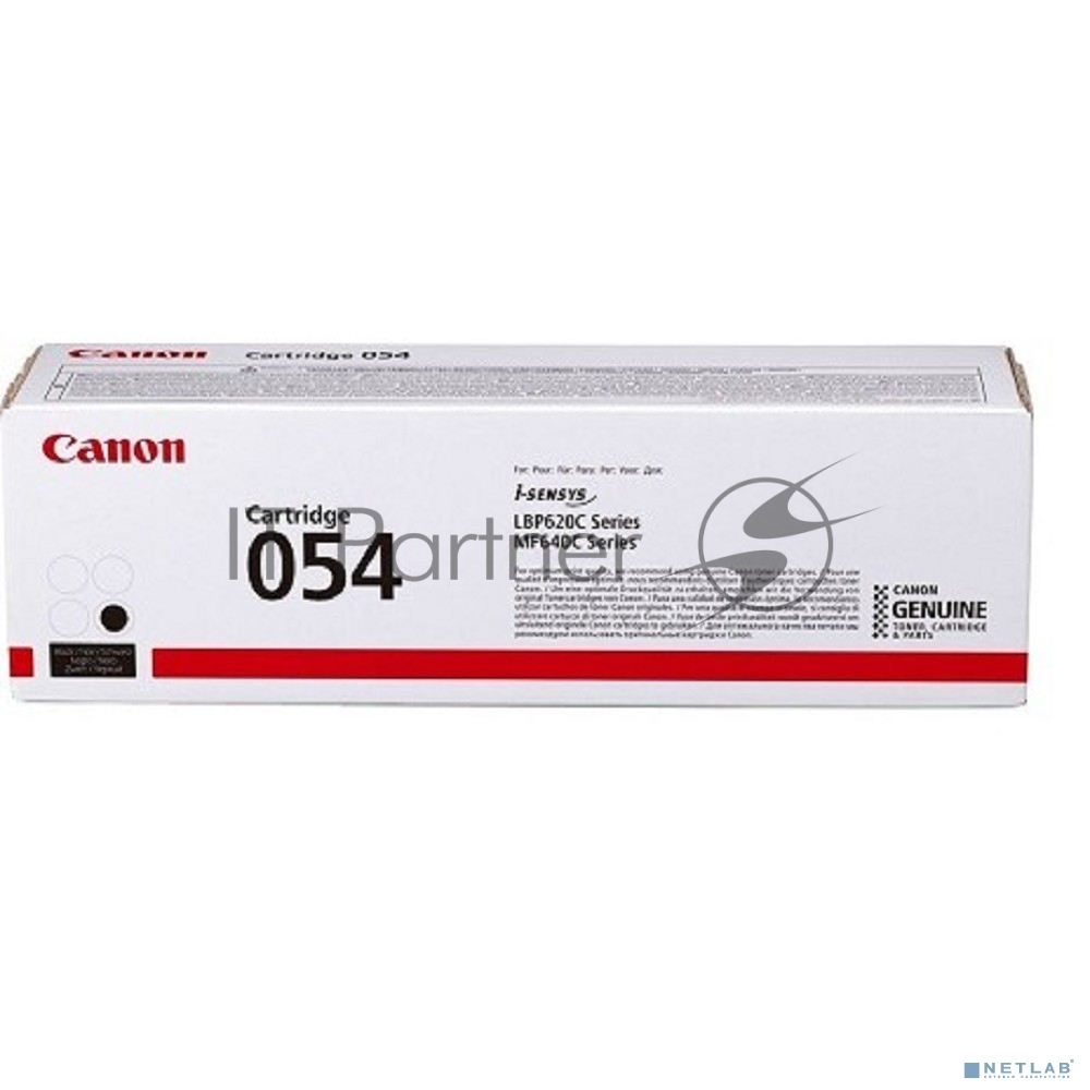 Картридж лазерный Canon 054 BK 3024C002 черный (1500 стр.) для Canon MF645Cx/MF643Cdw/MF641Cw/LBP623Cdw/621Cw