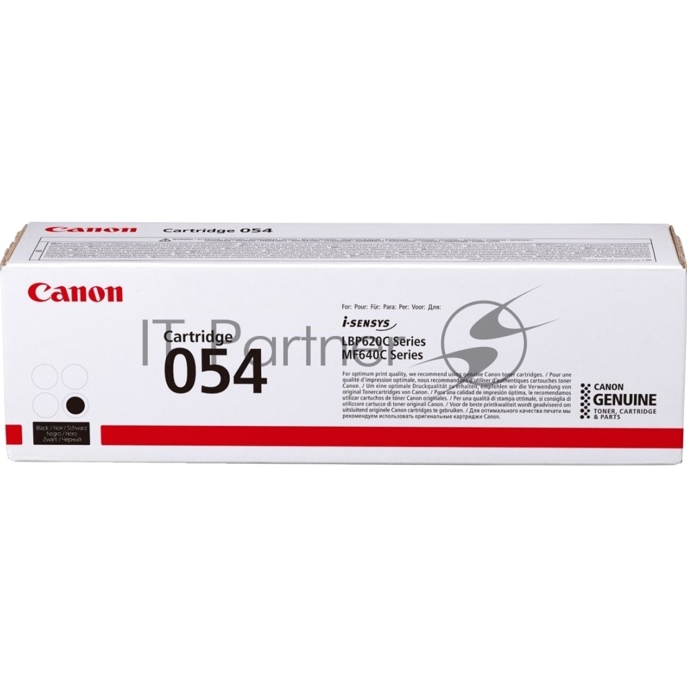 Картридж лазерный Canon 054 BK 3024C002 черный (1500 стр.) для Canon MF645Cx/MF643Cdw/MF641Cw/LBP623Cdw/621Cw