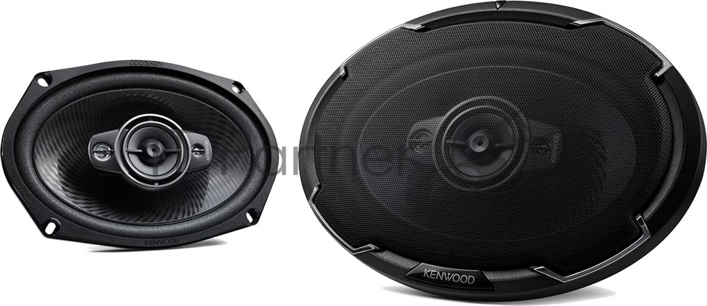 Колонки автомобильные Kenwood KFC-PS6986 600Вт 88дБ 4Ом 15x23см (6x9дюйм) (ком.:2кол.) коаксиальные четырехполосные