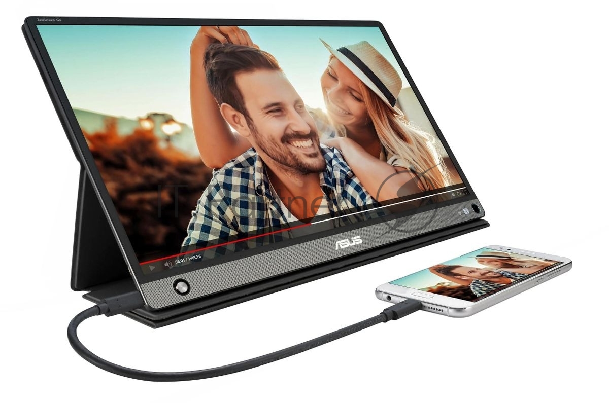 Монитор Asus 15.6" ZenScreen MB16AHP черный IPS LED 16:9 HDMI M/M матовая 250cd 178гр/178гр 1920x1080 60Hz FHD USB 0.86кг
