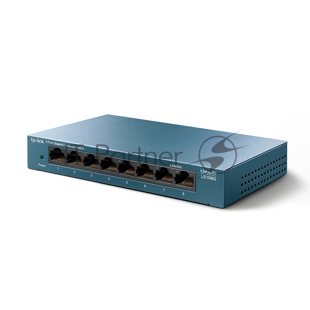 Коммутатор TP-Link LS108G 8-портовый 10/100/1000 Мбит/с настольный коммутатор SMB