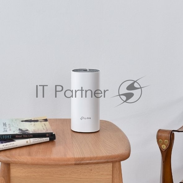 Домашняя Mesh Wi-Fi система TP-Link Deco E4 (3-Pack), 1167 Мбит/с (5 ГГц: до 867 Мбит/с + 2,4 ГГц: до 300 Мбит/с), 2 порта 100 Мбит/с, 2 встроенные антенны на каждом модуле Deco