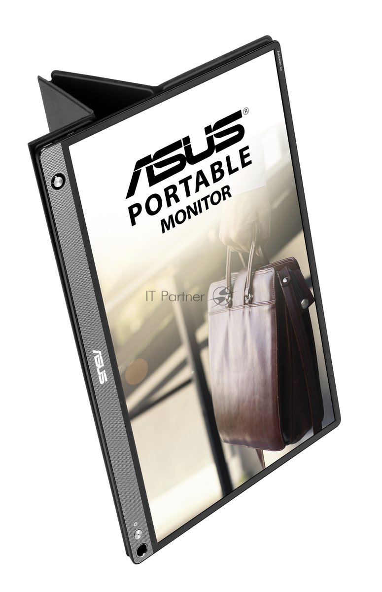 Монитор 15.6" ASUS ZenScreen MB16AHP IPS 1920x1080, 60 Гц, 5 мс, 16:9, 250 кд/м², micro HDMI, USB-C, динамики, черный