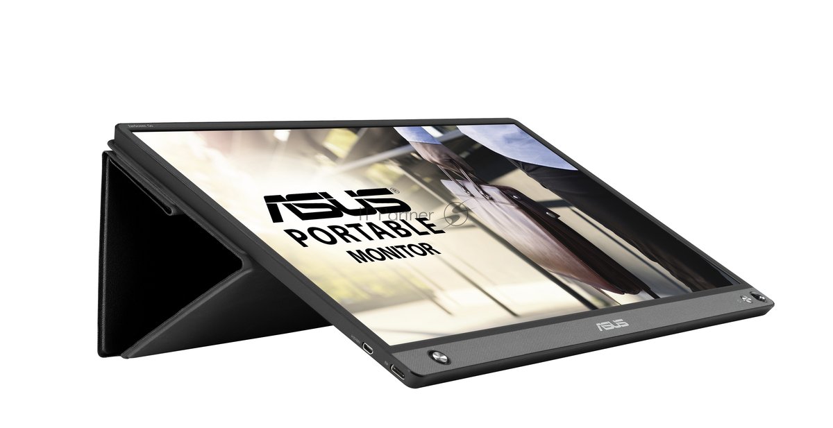 Монитор 15.6" ASUS ZenScreen MB16AHP IPS 1920x1080, 60 Гц, 5 мс, 16:9, 250 кд/м², micro HDMI, USB-C, динамики, черный
