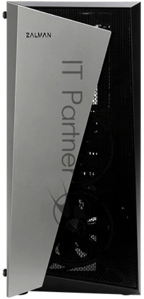(Поврежденная упаковка)  Корпус ZALMAN S4 Plus, ATX, BLACK, WINDOW, 1x5.25", 4x3.5", 1x2.5", 2xUSB2.0, 1xUSB3.0, FRONT 2x120mm, REAR 1x120mm