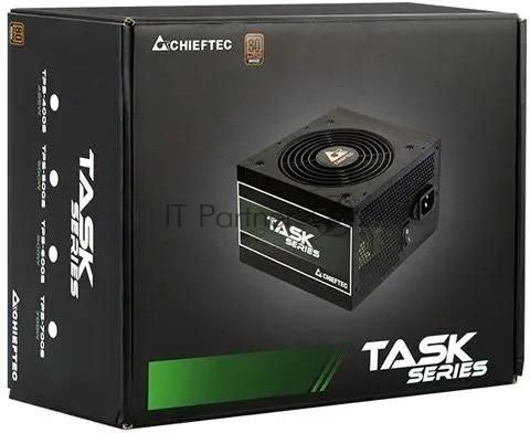 Блок питания Chieftec Task TPS-700S, 700Вт, 80 PLUS Bronze, 120мм, черный