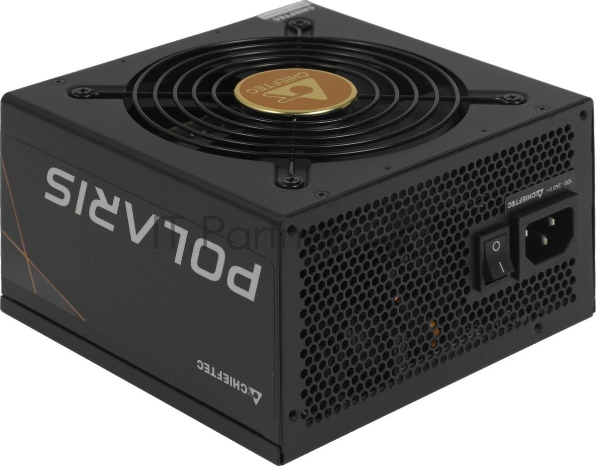 Блок питания Chieftec Polaris PPS-650FC, 650Вт, 80 PLUS Gold, 120мм, модульный, черный