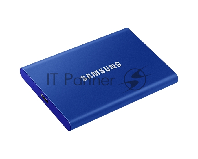 Внешний SSD Samsung T7, 2TB, USB 3.2 Gen 2 Type-C, R/W 1050/1000, синий