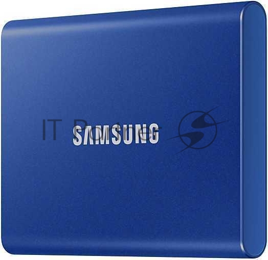 Внешний SSD Samsung T7, 2TB, USB 3.2 Gen 2 Type-C, R/W 1050/1000, синий