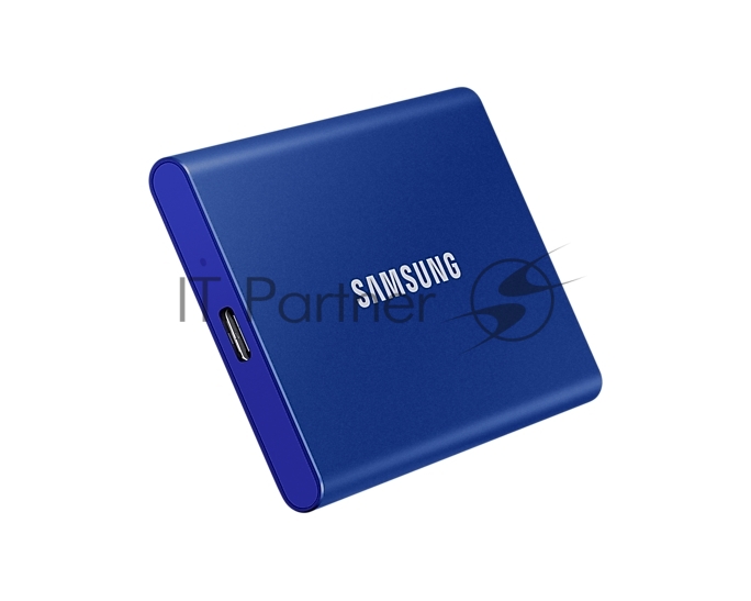 Внешний SSD Samsung T7, 2TB, USB 3.2 Gen 2 Type-C, R/W 1050/1000, синий