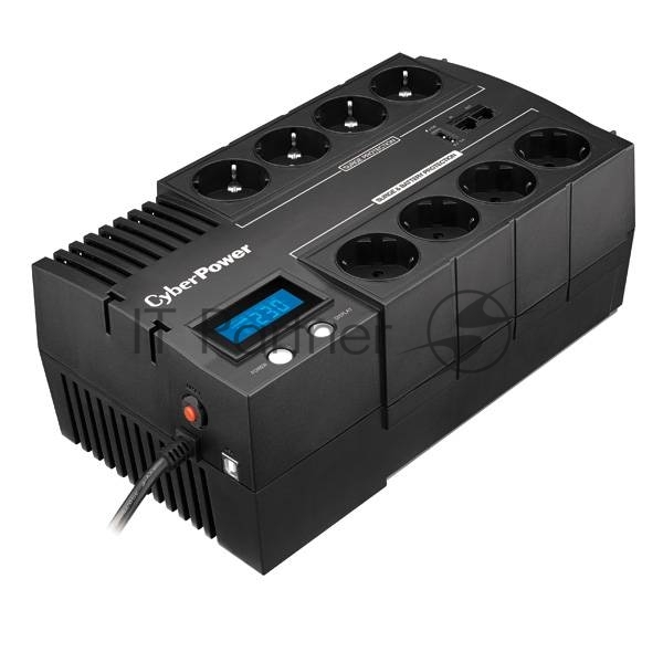 Источник бесперебойного питания CyberPower BR1000ELCD/1000 ВА/600 Вт/8 х CEE 7 (евророзетка)