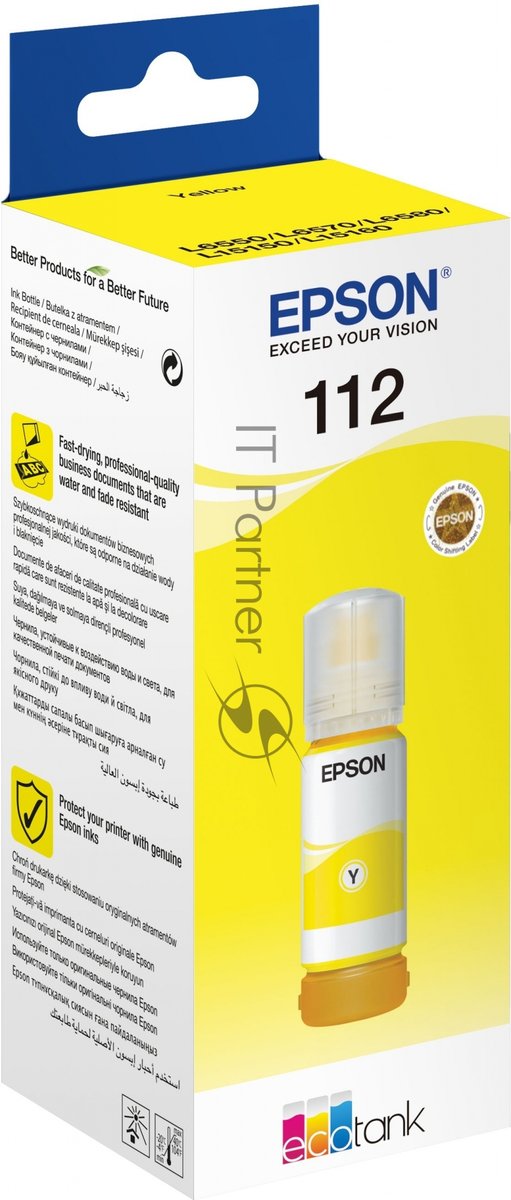 Контейнер с желтыми чернилами Epson для L6550/L6570/L6580/ L15150/L15160