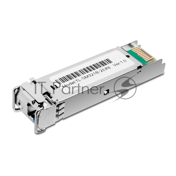 Модуль TP-Link SFP 1000Base-BX WDM Bi-Directional SFP module, TX: 1310 nm and RX: 1550 nm, 1 LC Simplex port, up to 2 km transmission distance in 9/125 μm SMF (Single-Mode Fiber), Supports Digital Diagnostic Monitoring (DDM).