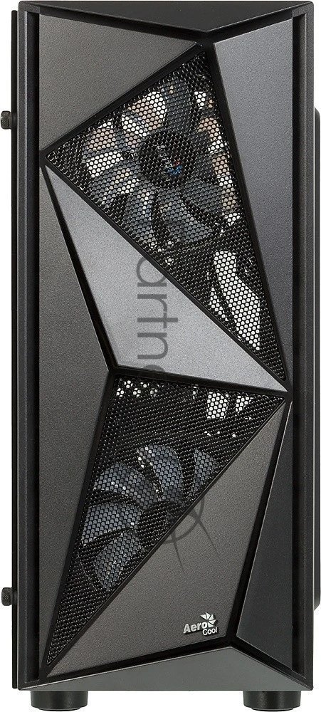 Компьютерный корпус Aerocool/Formula Glider Cosmo V1 без БП, ATX, боковое окно (закаленное стекло), черный