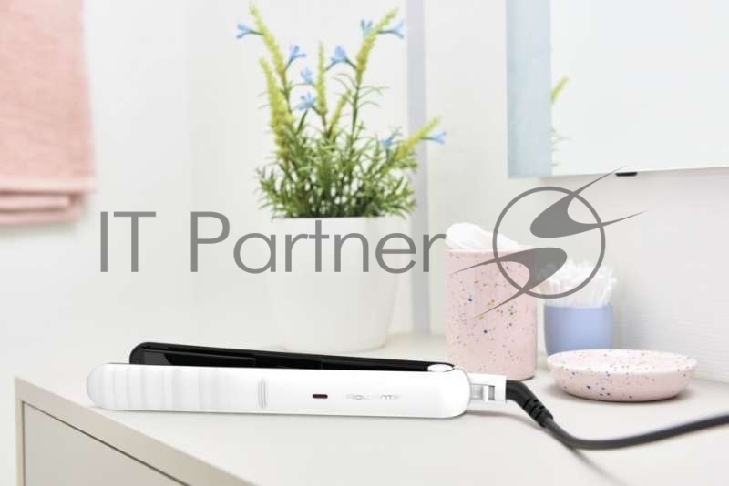 Выпрямитель для волос Rowenta Optiliss SF3210F0 белый/черный, 25 мм, 230 °C, 10 режимов