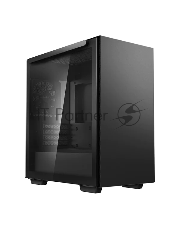 Компьютерный корпус Deepcool MACUBE 110 BK без БП, боковое окно (закаленное стекло), черный, mATX