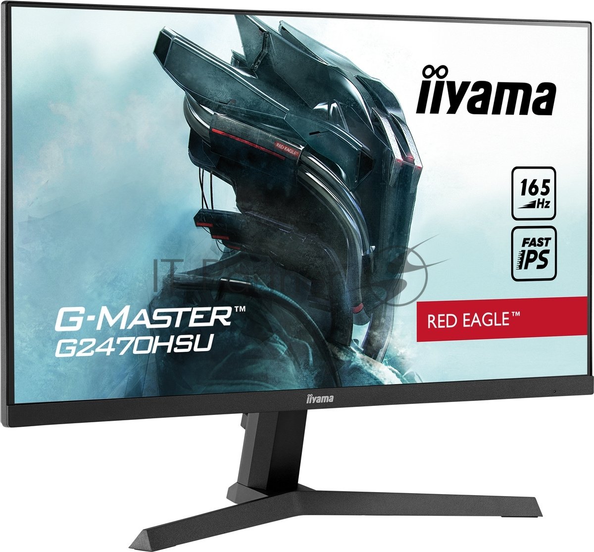 Монитор 23.8" Iiyama G-Master Red Eagle G2470HSU-B1 IPS 1920x1080, 165 Гц, 0.8 мс, 16:9, 250 кд/м², 2x2 Вт, 1xHDMI, 1xDP, USB, черный