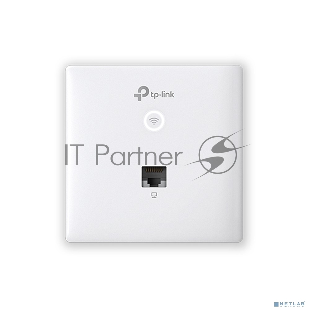 Точка доступа TP-Link Omada AC1200 wireless MU-MIMO Gigabit wall-plate Access Point, 1 Gigabit downlink port, 1 gigabit uplink port, 802.3af/at PoE in, wall plate mounting, support standalone mode and controlled by Omada SDN controller (Software/hardware/Cloud)