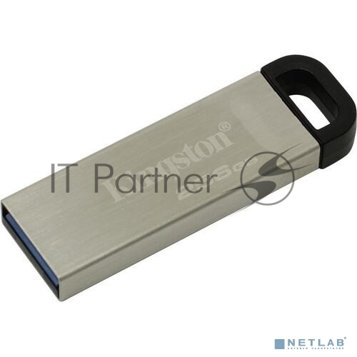 USB накопитель Kingston - DataTraveler Kyson, USB Type A (USB 3.2 Gen 1), 256 ГБ, write speed-60MB/s, read speed-200MB/s, цвет серебристый, DTKN/256GB