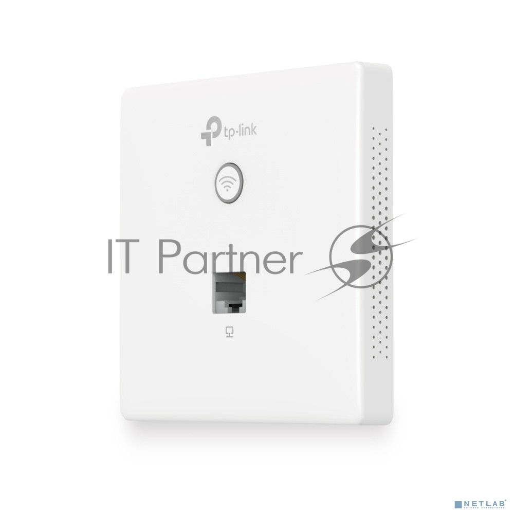 Точка доступа TP-Link Omada AC1200 wireless MU-MIMO Gigabit wall-plate Access Point, 1 Gigabit downlink port, 1 gigabit uplink port, 802.3af/at PoE in, wall plate mounting, support standalone mode and controlled by Omada SDN controller (Software/hardware/Cloud)