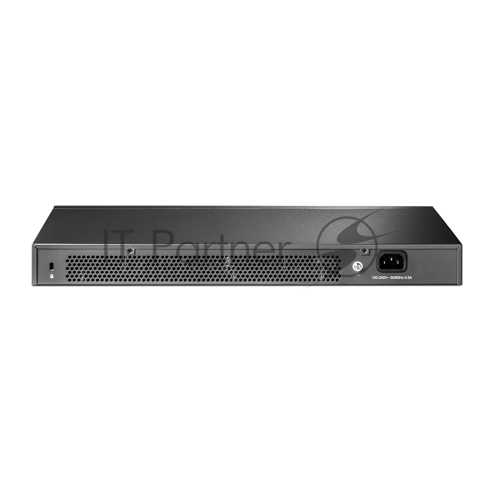 Коммутатор TP-Link JetStream 24-port Pure-Gigabit L2+ Managed Switch, 24 10/100/1000Mbps RJ45, 4*10G SFP+ Slots