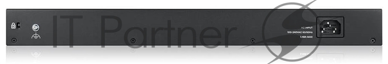 Kоммутатор Zyxel GS1900-48HPv2 Smart L2 PoE + switch, rack 19 ", 48xGE (24xPoE +), 2xSFP, PoE budget 170 W