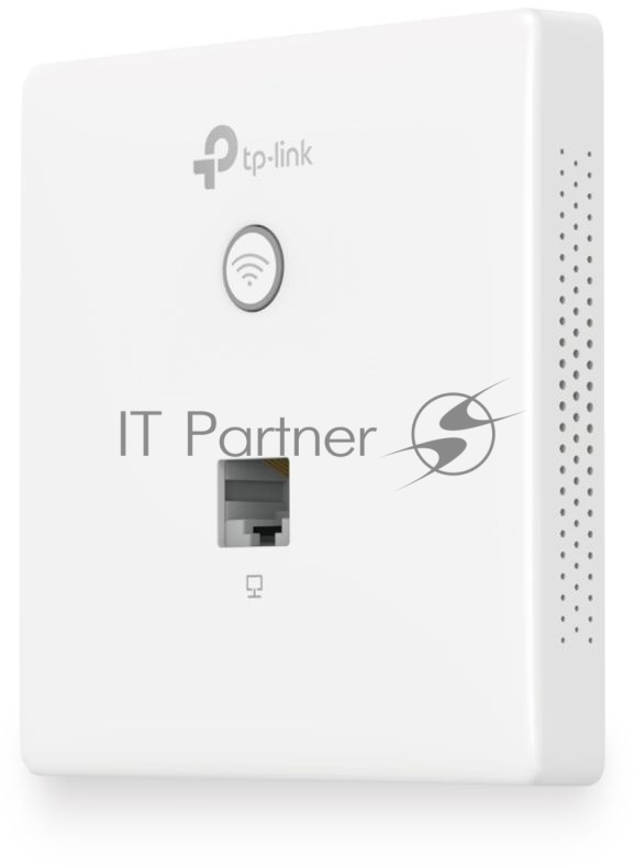 Точка доступа TP-Link Omada AC1200 wireless MU-MIMO Gigabit wall-plate Access Point, 1 Gigabit downlink port, 1 gigabit uplink port, 802.3af/at PoE in, wall plate mounting, support standalone mode and controlled by Omada SDN controller (Software/hardware/Cloud)