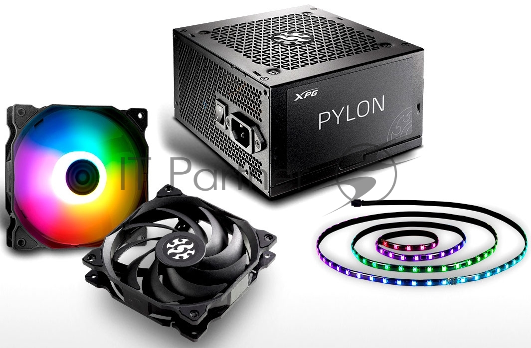 Блок питания ADATA XPG PYLON 750 (PYLON750B-BKCEU), 750 Вт, 120мм, 80 PLUS Bronze, 120мм, черный