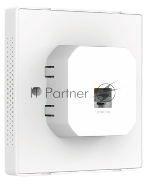 Точка доступа TP-Link Omada AC1200 wireless MU-MIMO Gigabit wall-plate Access Point, 1 Gigabit downlink port, 1 gigabit uplink port, 802.3af/at PoE in, wall plate mounting, support standalone mode and controlled by Omada SDN controller (Software/hardware/Cloud)