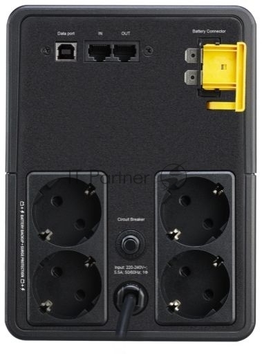 Источник бесперебойного питания APC Back-UPS BX1600MI-GR / 1600ВА / 900Вт / 4 CEE 7 (евророзетка)