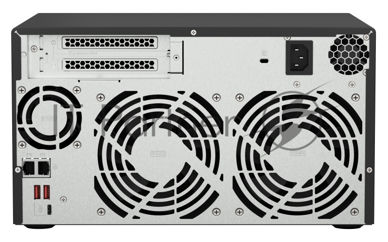 Сетевое хранилище без дисков SMB QNAP TS-873A-8G NAS, 8 trays 3,5"/2,5", 2x2,5 GbE BASE-T, 2 x M.2 NVMe 2280 slots, quad-core AMD Ryzen V1500B 2,2 GHz, 8 Gb SO-DIMM DDR4 (1 x 8 Gb) up to 64Gb (2x32 Gb)