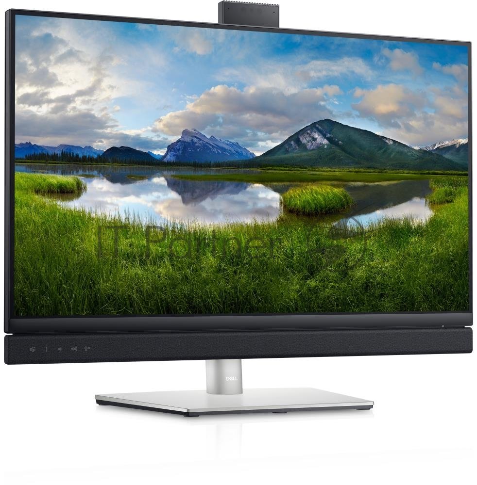 Монитор 27" Dell C2722DE IPS 2560x1440, 60 Гц, 5 мс, 16:9, 350 кд/м², HDMI 2.0, DP 1.2, USB-C, 3.5 Jack, USB Hub (4x USB), динамики (2x5 Вт), веб-камера, HDR10, черный