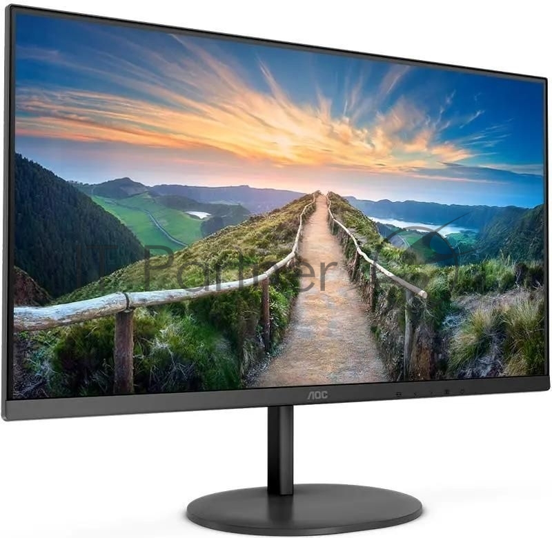 Монитор 23.8" AOC Q24V4EA IPS 2560x1440, 75 Гц, 4 мс, 16:9, 250 кд/м², HDMI, DisplayPort, встроенные динамики, черный