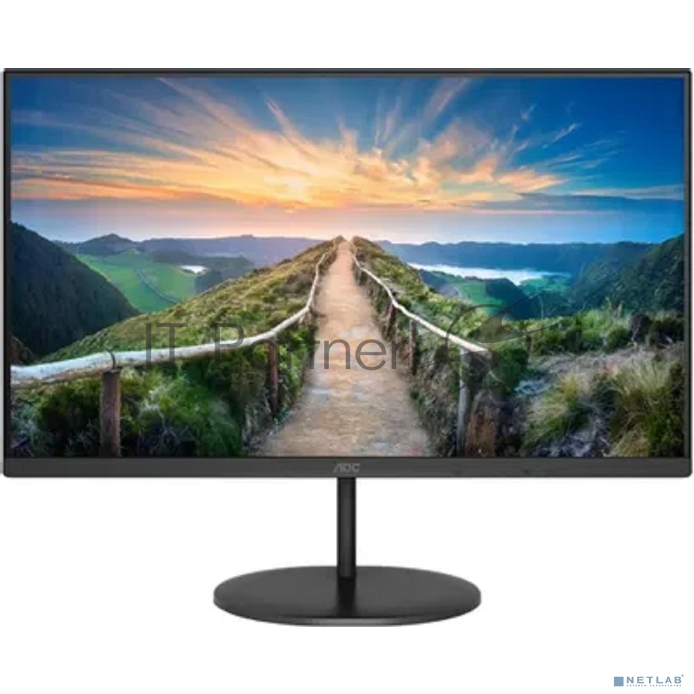 Монитор 23.8" AOC Q24V4EA IPS 2560x1440, 75 Гц, 4 мс, 16:9, 250 кд/м², HDMI, DisplayPort, встроенные динамики, черный