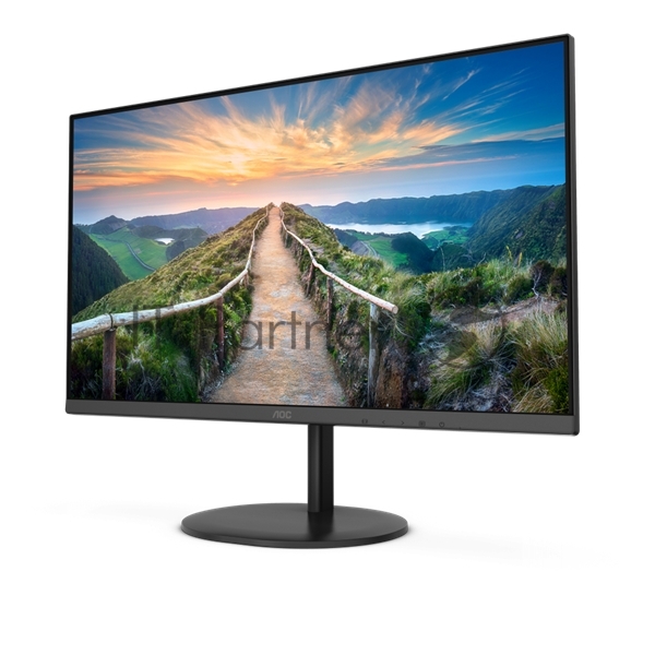 Монитор 23.8" AOC Q24V4EA IPS 2560x1440, 75 Гц, 4 мс, 16:9, 250 кд/м², HDMI, DisplayPort, встроенные динамики, черный