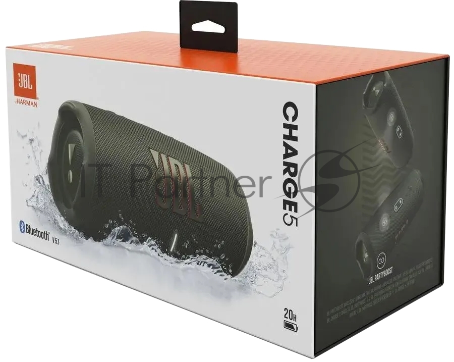 Портативная акустика JBL Charge 5, зеленый